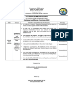 Accomplishment National and Local Elections 2022