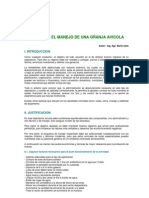 (AVE) Guia para Manejo de Granja Avicola