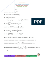 Ex 5.2 XII Maths Assignment