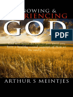 Knowing and Experiencing God by Arthur Meintjes Meintjes Arthur