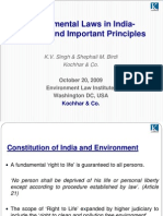 Environmental Laws in India-Overview and Important Principles