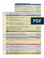 Calendario Academico 2022-I