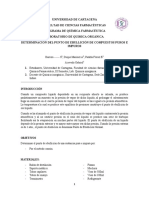 Informe de Orgánica - Determinación Del Punto de Ebullición