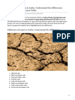 Different Soil Types in India Understand The Differences Using An Easy-To-Learn Table