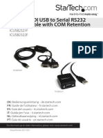 Startech Serial Cable Icusb232xf