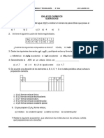 3° Sec. Ejercicios Enlaces Químicos