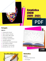 Estatística ENEM 2009-2021