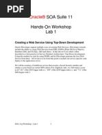 Oracle®: SOA Suite 11 Hands-On Workshop Lab 1