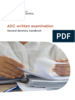 Written Examination Handbook For General Dentistry May 2021-Min