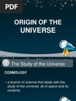 Origin of The Universe