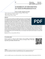 Nalysis of The Possibility of Implementing Interoperability Tests On Olish Railways