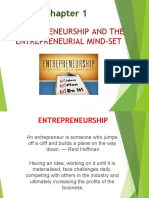 Chapter 1 - The Entrepreneurial Mind Set