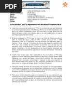 Redes y Medios de Transmisión Foro Desafíos para La Implementación Del Direccionamiento IP v6.