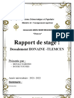 Rapport de Stage BENALI BOURI