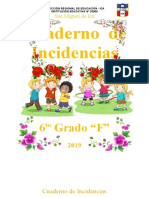 Cuaderno de Incidencias