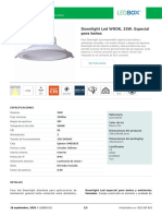 Downlight Led WOOK, 25W. Especial para Baños