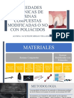 Propiedades Mecanicas de Resinas Compuestas Modificadas o No