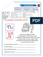 Miercoles 20 de Julio Letra N-Comunicación-Ciencia