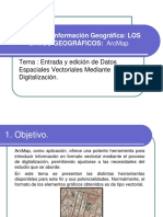 Entrada y Edición de Datos Espaciales Vectoriales Mediante Digitalización.