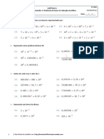 1 ft3 Potências de Base 10. Notação Científica