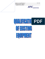 Qualification Existing Equipment Final