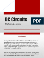 DC CIRCUITS - Methods of Analysis