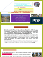 DIAPOSITIVAS VIAS TERRESTRES 1 TEMA 4 INGENIERIA CIVIL UTEA Civil