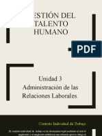 Unidad 3 Administración de Las Relaciones Laborales