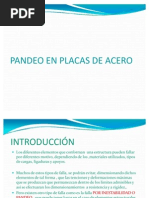 Pandeo en Placas de Acero