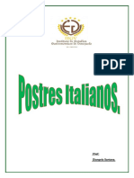 Recetario de Postres Italianos