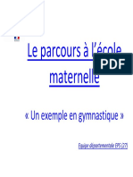 Parcours Ecole Maternelle Gym - 1291629127236