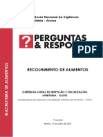 Perguntas & Respostas - Recolhimento de Alimentos