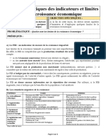 Leçon 3 - Critiques Des Indicateurs Et Limites de La Croissance Économique