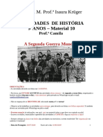 9º Anos História Material 10 Segunda Guerra Mundial Prof Camila