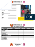 Geriatric Nursing Assessment Form 2