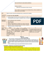 E.F.5ºA, B, C y D Elaboramos Una Propuesta de Plan Semanal