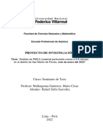 Analisis Derrame de Petroleo SENAMHI