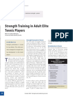 Strength Training in Adult Elite Tennis Players.5