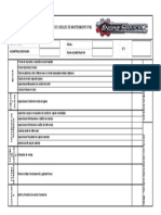 Lista de Checkeo de Mantenimiento PM2