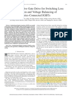 A Hybrid Active Gate Drive For Switching Loss Reduction and Voltage Balancing of Series-Connected IGBTs