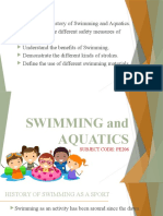 Swimming and Aquatics Module 1