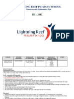 Lightning Reef Numeracy Plan - 2011-2012