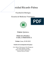 Informe 2 Tabla Periodica