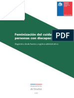 Feminización Del Cuidado y Personas Con Discapacidad