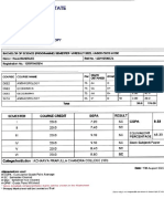 BSC Marksheet