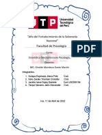 Facultad de Psicologia: "Año Del Fortalecimiento de La Soberanía Nacional"