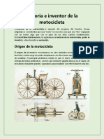 Historia e Inventor de La Motocicleta