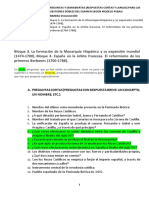 Cuestiones Examen Primera Evaluación. Bloques 3 y 4