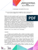 2017 - O Teatro e A Ludopedagogia Uma Experiencia IFaz de Conta