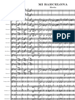 Mi Barcelona - Marcha-Partitura y Partes